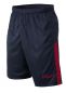 Preview: Max Sport Short Lisso navyblau-rot